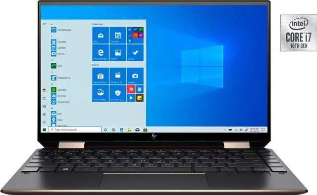 Alt view image 6 of 7 - HP - Spectre x360 2-in-1 13.3" 4K OLED Ultra HD Touch-Screen Laptop - Intel Core i7 - 16GB Memory - 1TB SSD + 32GB Optane - Nightfall Black Tablet Notebook PC Computer 13-AW0023DX