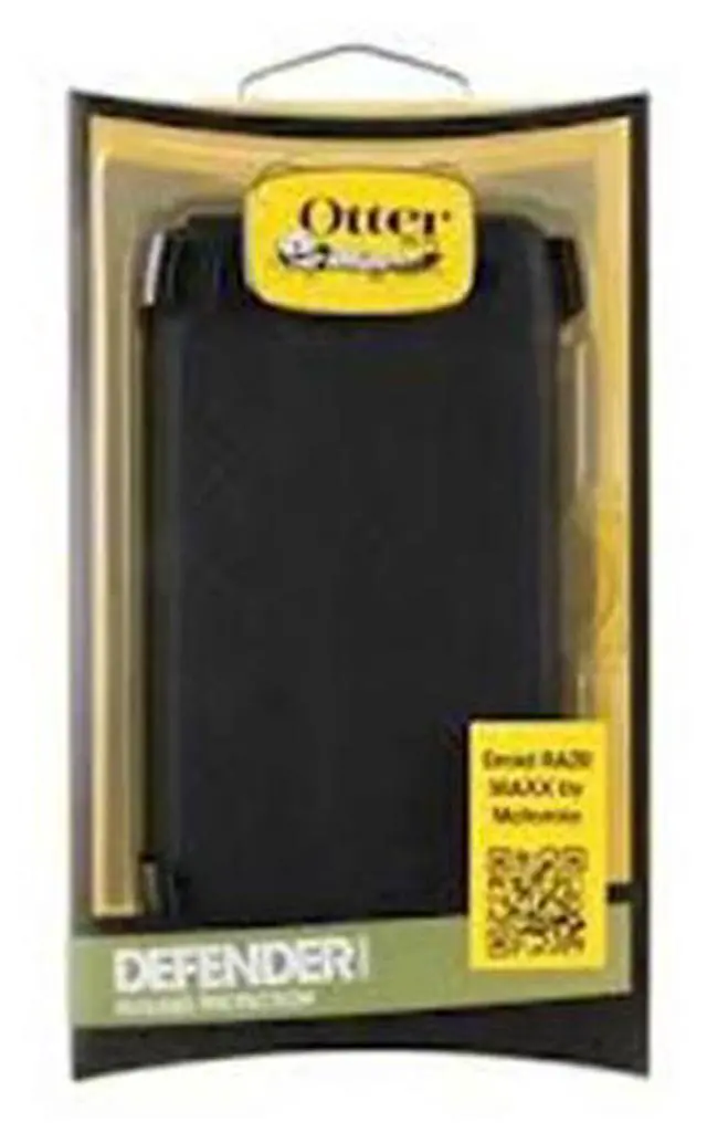 Alt view image 2 of 2 - OtterBox Defender Case for Motorola Droid RAZR Maxx (Black/Black)