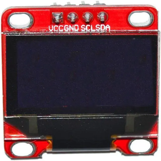 Main image of 0.96 inch OLED Display Module Screen 128x64 IIC I2C for Arduino STM32 AVR 27 * 26mm Dot Color Blue