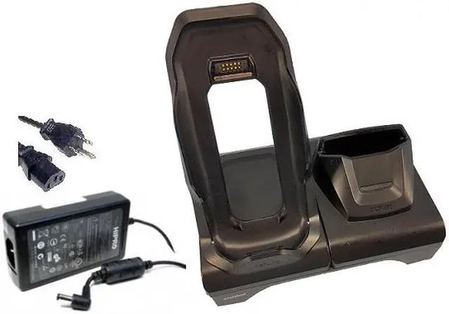 Main image of 2-Slot Charge Cradle for TC70, TC75, TC72, TC77 Device and Spare Battery, Charge/USB/Ethernet | (Power Supply Assembly Included)