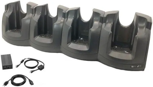 Main image of CHS3000-4001CR 4-Slot Charger Cradle (Power Assembly Included): for MC3200 MC3190 MC3090 Mobile Computer Barcode Scanners