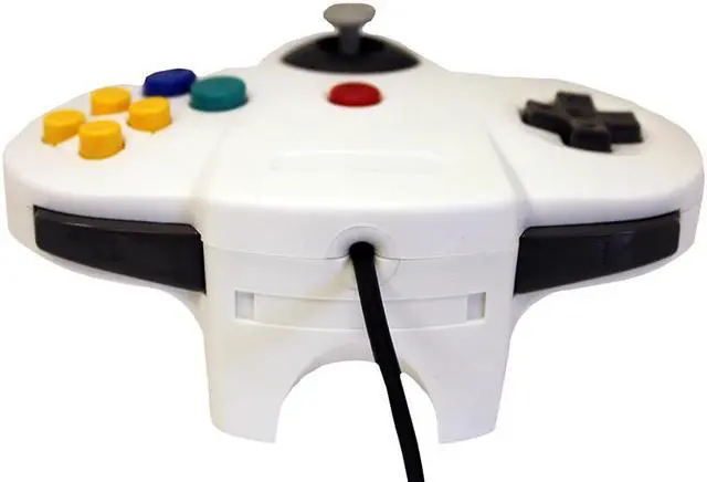 Alt view image 3 of 3 - White Replacement Controller for N64 by Mars Devices