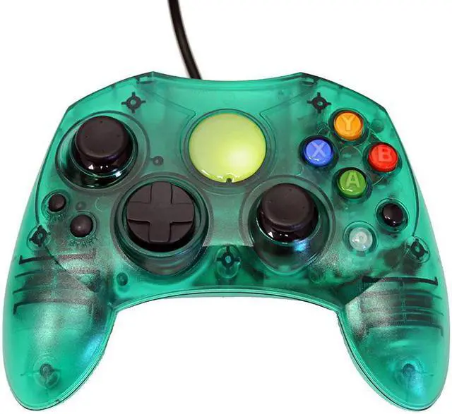 Main image of Replacement Controller for XBox Original - Green Transparent - by Mars Devices