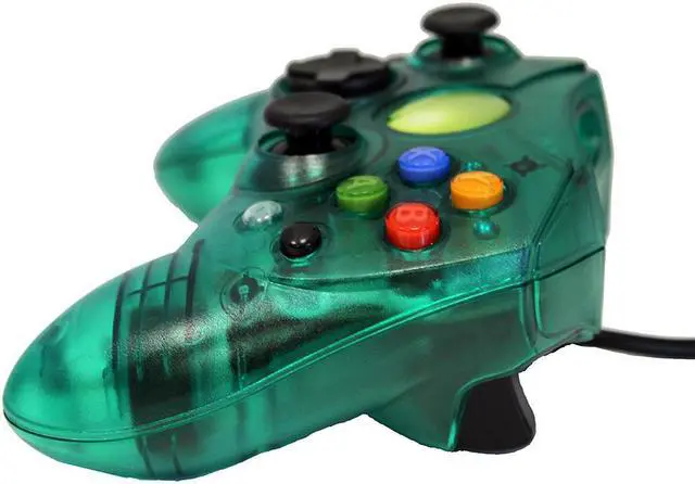 Alt view image 2 of 5 - Replacement Controller for XBox Original - Green Transparent - by Mars Devices