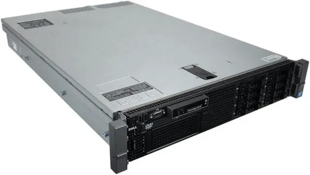Alt view image 2 of 4 - Dell PowerEdge R710 Rack Server - 8 Bay 2.5" SFF - 2x Intel Xeon L5640 2.26GHz 6 Core Processors, 128GB DDR3, 8x HDD Trays, PERC 6/i, iDRAC6 Enterprise, 2x 870 Watt PSUs, Bezel, Rails
