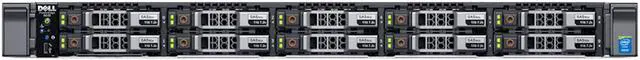 Main image of Dell PowerEdge R630 - 10 Bay 2.5" Server - 2x Intel Xeon E5-2680 v3 2.5GHz 12 Core Processors, 64GB DDR4, H730, 10x 2.5" Trays, X520/I350, iDRAC8 Enterprise, 2x 750 Watt PSUs, Bezel, Rails
