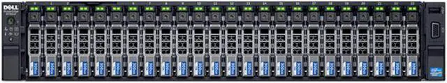 Main image of Dell PowerEdge R730xd - 24 Bay 2.5" 2U Server - 2x Intel Xeon E5-2699 v4 2.2GHz 22 Core Processors, 64GB DDR4, H730, 24x 800GB SSDs, X520/I350, iDRAC8 Enterprise, 2x 750 Watt PSUs, Bezel, Rails