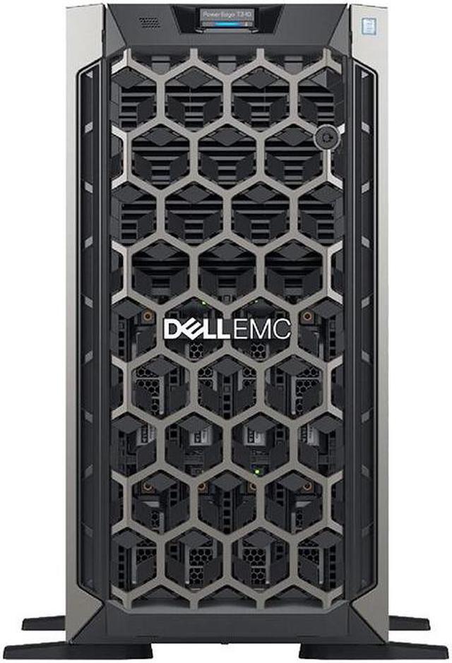 Alt view image 2 of 4 - Dell PowerEdge T340 - 8 Bay 3.5" 5U Server - 1x Intel Xeon E-2234 3.6GHz (4.8GHz Turbo) 4 Core Processor, 16GB DDR4, H330, 2x 240GB SSDs, 8x 8TB HDDs, iDRAC9 Enterprise, 2x 495 Watt PSUs, Bezel