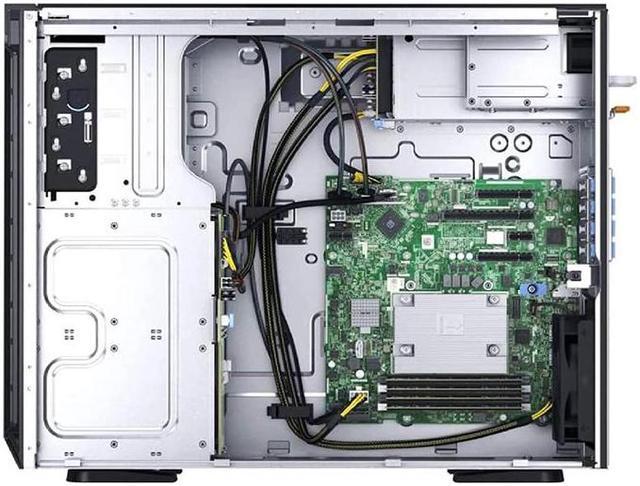 Alt view image 3 of 4 - Dell PowerEdge T340 - 8 Bay 3.5" 5U Server - 1x Intel Xeon E-2234 3.6GHz (4.8GHz Turbo) 4 Core Processor, 16GB DDR4, H330, 2x 240GB SSDs, 8x 8TB HDDs, iDRAC9 Enterprise, 2x 495 Watt PSUs, Bezel
