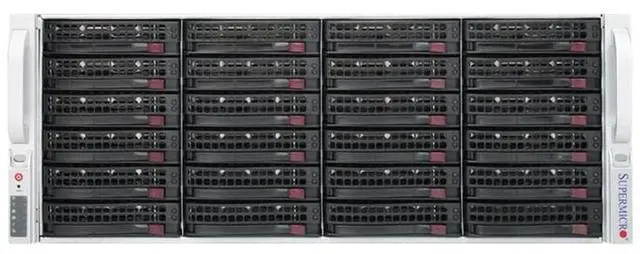 Main image of Supermicro SYS-8048B-TRFT - 24 Bay 3.5" 4U Server - 4x Intel Xeon E7-4850 v4 2.1GHz 16 Core Processors, 512GB DDR4, 9361-8i, 24x 3.5" Trays, X540, IPMI 2.0, 4x 1620 Watt PSUs,