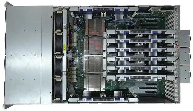 Alt view image 2 of 3 - Supermicro SYS-8048B-TRFT - 24 Bay 3.5" 4U Server - 4x Intel Xeon E7-4850 v4 2.1GHz 16 Core Processors, 512GB DDR4, 9361-8i, 24x 3.5" Trays, X540, IPMI 2.0, 4x 1620 Watt PSUs,