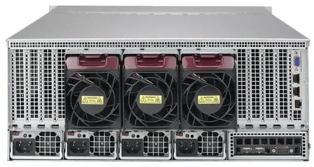 Alt view image 3 of 3 - Supermicro SYS-8048B-TRFT - 24 Bay 3.5" 4U Server - 4x Intel Xeon E7-4850 v4 2.1GHz 16 Core Processors, 512GB DDR4, 9361-8i, 24x 3.5" Trays, X540, IPMI 2.0, 4x 1620 Watt PSUs,