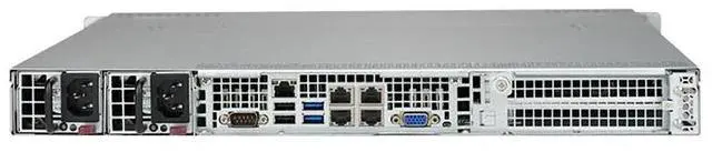Alt view image 3 of 3 - Supermicro SYS-5019S-W4TR - 4 Bay 3.5" 1U Server - 1x Intel Xeon E3-1220 v6 3.0GHz 4 Core Processor, 8GB DDR4, 9361-8i, 2x 3.5" Trays, X540, IPMI 2.0, 2x 500 Watt PSUs,