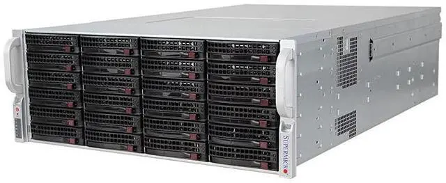 Alt view image 2 of 3 - Supermicro SYS-6048R-E1CR36N - 36 Bay 3.5" 4U Server - 2x Intel Xeon E5-2683 v4 2.1GHz 16 Core Processors, 16GB DDR4, 9361-8i, 36x 3.5" Trays, X540, IPMI 2.0, 2x 1280 Watt PSUs,