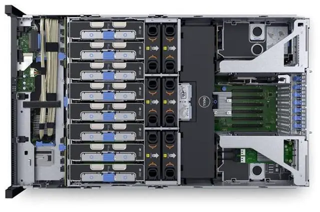 Alt view image 3 of 4 - Dell PowerEdge R930 - 24 Bay 2.5" Server - 4x Intel Xeon E7-8867 v4 2.4GHz 16 Core Processors, 384GB DDR4, H730P, 24x 2.5" Trays, X520/I350, iDRAC8 Enterprise, 4x 1100 Watt PSUs,Bezel, Rails