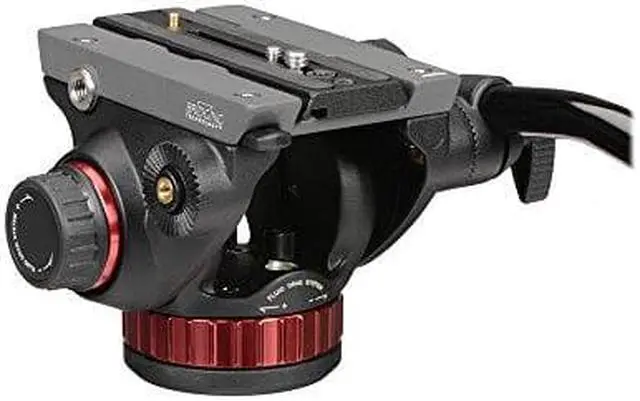 Alt view image 4 of 20 - Manfrotto 502HD Pro Video Head with Flat Base (3/8"-16 Connection)