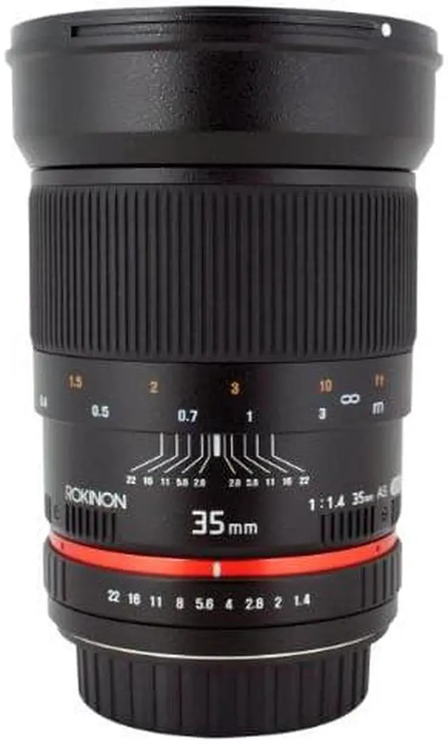 Alt view image 6 of 17 - Rokinon 35mm f/1.4 Aspherical Wide Angle Lens (for Sony Alpha E-Mount Cameras)