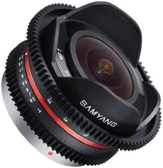 Alt view image 4 of 13 - Samyang Cine SYCV75MFT 7.5mm T3.8 Cine Fisheye Lens for Olympus/Panasonic Mic...