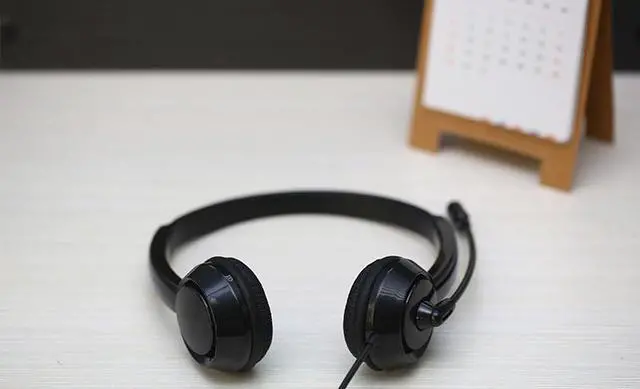 Alt view image 7 of 7 - USB Wired Headset, Stereo Headphone With Noise Reduction Microphone and Volume Control Function for Business Communication Online Chat UC Skype Lync Softphone Call Center Office Game (Black)