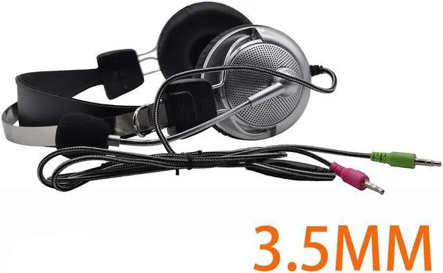 3.5MM Wired Gaming Headset, Computer Headset with Noise Reduction ...