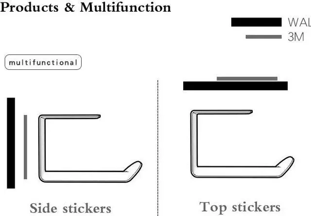 Alt view image 6 of 7 - Headset Hook Holder Headphone Hanger,  Universal PC Gaming Headset Hanger Mount Earphone Stand Under-Desk Earbuds Hook Organizer for Headphone with Strong Adhesive Tape-Black