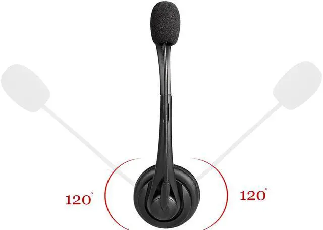 Alt view image 5 of 7 - USB Headset With Microphone Noise Reduction And Audio Control, Wired Business Communication Online Chat Headset, Broadband Computer Headset For Business UC Skype Lync Soft Phone Call Center Office