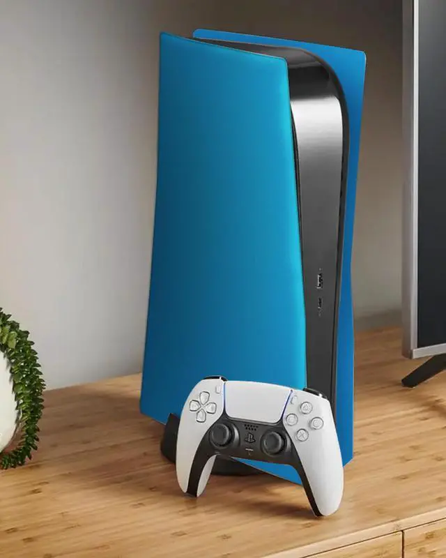 Alt view image 7 of 7 - PS5 Console Shell, Case Cover Replacement Plate for PS5, Anti Scratch Dustproof Skin Wraps Protective Cover, Profession Game Accessories for Sony Playstation 5 Console Disc Edition