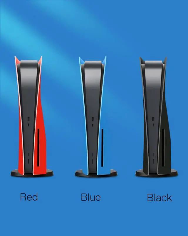 Alt view image 5 of 7 - PS5 Console Shell, Case Cover Replacement Plate for PS5, Anti Scratch Dustproof Skin Wraps Protective Cover, Profession Game Accessories for Sony Playstation 5 Console Disc Edition