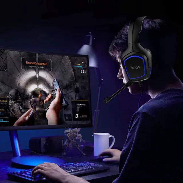 Alt view image 6 of 7 - PS5 Headset, 3.5MM Wired Gaming Headphone with Noise Reduction Microphone & Volume Control for Playstation 5, PS4, Xbox One, Nintendo Switch, Nintendo Switch Lite, Computer, Tablets, PC& Smartphone