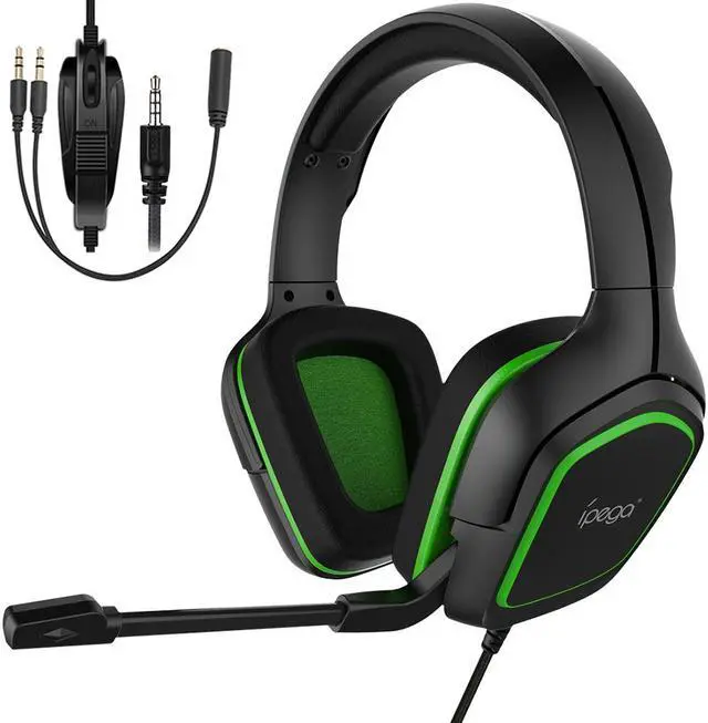 Alt view image 2 of 7 - PS5 Headset, 3.5MM Wired Gaming Headphone with Noise Reduction Microphone & Volume Control for Playstation 5, PS4, Xbox One, Nintendo Switch, Nintendo Switch Lite, Computer, Tablets, PC& Smartphone