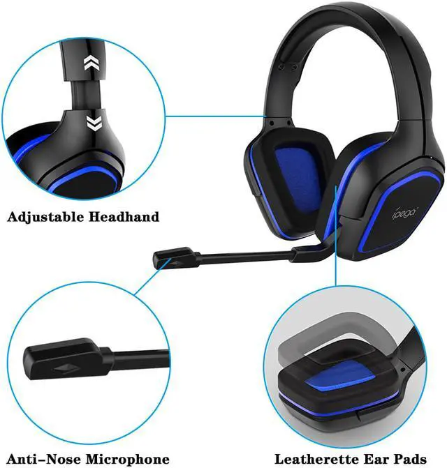 Alt view image 4 of 7 - PS5 Headset, 3.5MM Wired Gaming Headphone with Noise Reduction Microphone & Volume Control for Playstation 5, PS4, Xbox One, Nintendo Switch, Nintendo Switch Lite, Computer, Tablets, PC& Smartphone