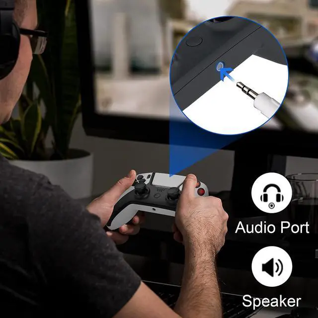 Alt view image 7 of 7 - Gamepad Controller for iPhone, iPad, MacBook, PC, PS4, PS3, MFi Gaming Joystick for Call of Duty, Genshin Impact, Apex Legends, Diablo Immortal, Steam, Cloud Gaming, Direct Play -for iOS 13+ & Win7-11