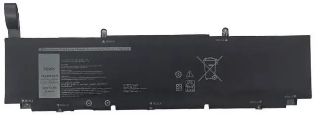 Alt view image 4 of 6 - 56WH 5XJ6R battery for DELL XPS 17 9700 9710 9720 9730 Series