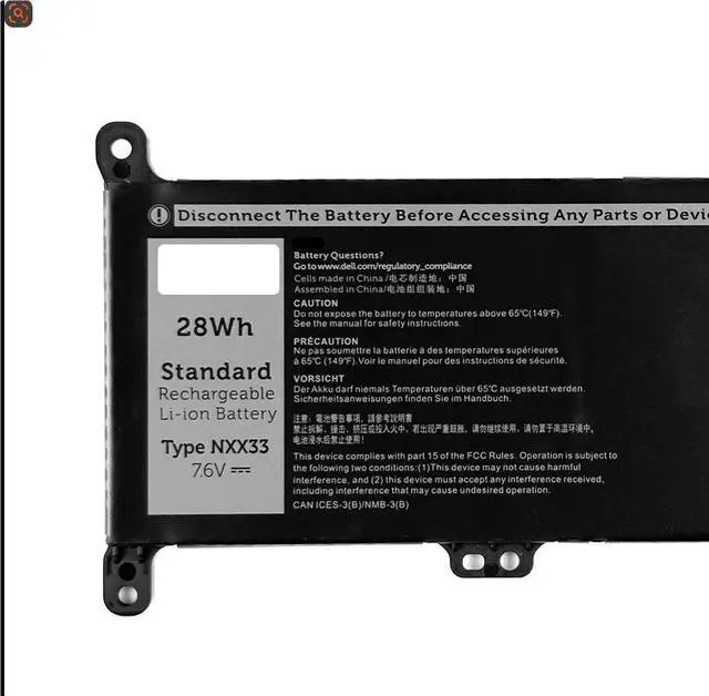 Alt view image 5 of 5 - 28WH NXX33 battery for DELL Inspiron 11 3195 2-in-1