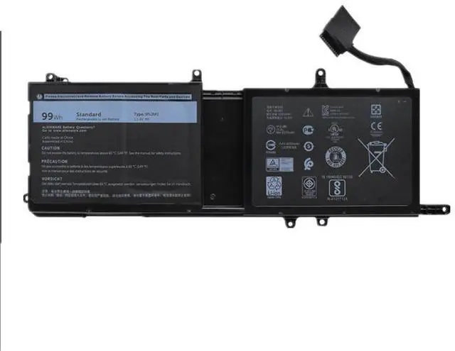 Alt view image 3 of 5 - 68WH 44T2R battery for DELL Alienware 15 17 R3 R4 R5