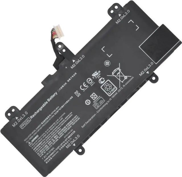 Alt view image 5 of 6 - 37WH PP02XL battery for HP 824561-005 HSTNN-IB7H 823909-141 Series