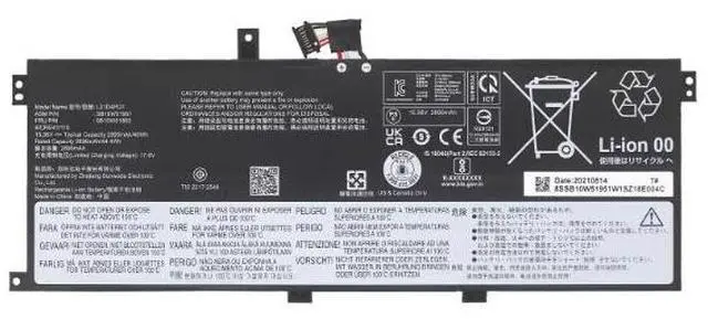 Alt view image 5 of 6 - 71WH L21M4PG5 battery for Lenovo IdeaPad 5 Chrome 16IAU7 Series Notebook