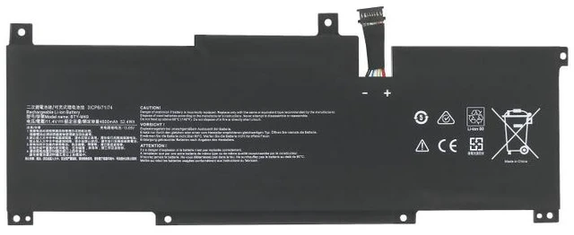 Main image of BTY-M49 52.4Wh Battery for MSI Prestige 14/Summit E14 - Replacement for A10SC, B10MW, A11SCS - 11.4V Li-ion Laptop Battery (Black Connector, 3ICP6/71/74)