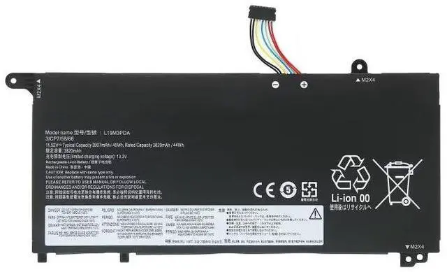 Alt view image 4 of 6 - L19M3PDA Battery for Lenovo ThinkBook 14 15 G2 G3 G4 Series | 45Wh 3-Cell | Replaces L19C3PDA, L19L3PDA, SB10Z21208 | Compatible with ITL, ARE, ACL, ABA, IAP Models | 11.52V
