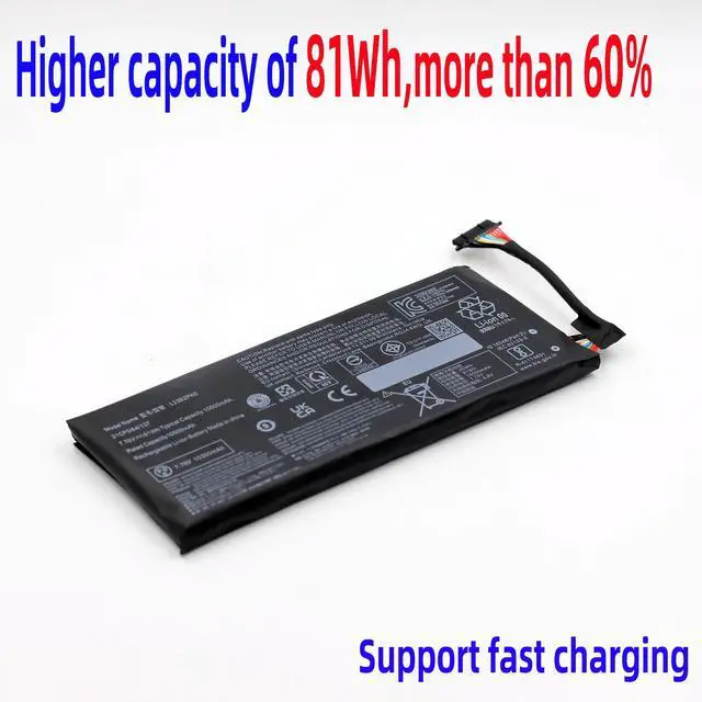 Alt view image 5 of 6 - Premium L23B2PK0 Replacement Battery for Lenovo Legion Go 8APU1 Handheld Gaming PC - High Capacity 81Wh (7.82V Li-ion) - Compatible with L23M2PK0 L23C2PK0 5B11M36298 Models