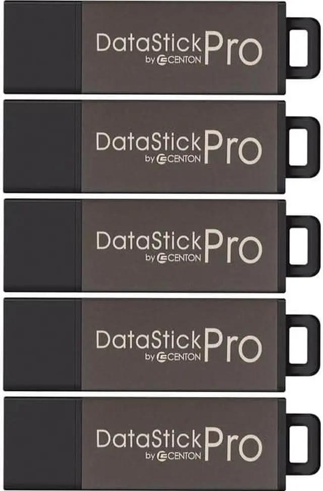 Alt view image 7 of 11 - CENTON MP VALUEPACK USB 2.0 DATASTICK PRO (GREY), 16GB, 5PACK BULK