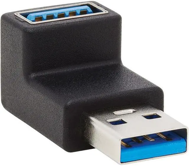 Alt view image 2 of 7 - TRIPP LITE U324-000-UP USB 3.0 SUPERSPEED ADAPTER - USB-A TO USB-A, M/F, UP ANGLE, BLACK