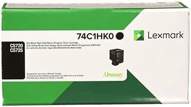 Alt view image 2 of 11 - Lexmark LEX74C1HK0 CS725 High Yield Return Program Cartridge Toner, Black