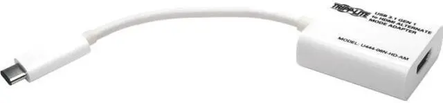 Alt view image 3 of 20 - Tripp Lite USB C to HDMI Video Adapter Converter 4K M/F USB Type C to HDMI (U444-06N-HD-AM)