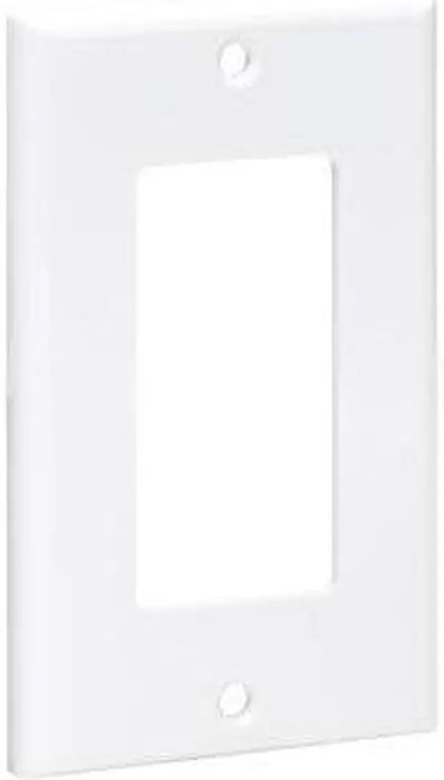 Alt view image 4 of 13 - Tripp Lite Single-Gang Faceplate Decora Style Vertical White N042D100WH