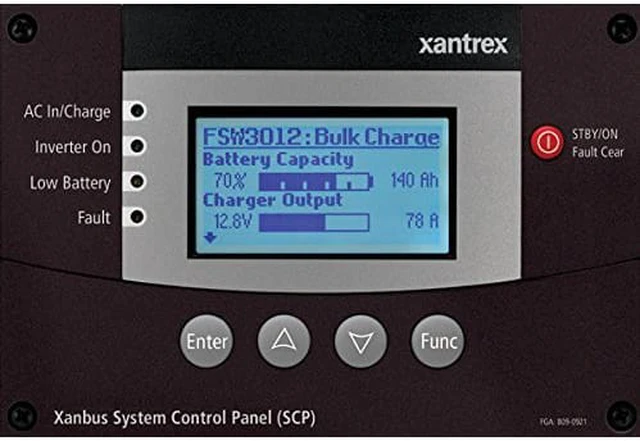 Alt view image 2 of 5 - XANTREX XANBUS SYSTEM CONTROL PANEL / NO CABLE 809-0921