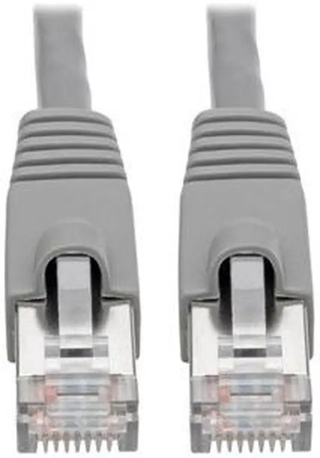 Alt view image 9 of 16 - TRIPP LITE Cat6a Snagless Shielded STP Network Patch Cable 10G Certified, PoE, Gray, RJ45 M/M 7' (N262-007-GY)