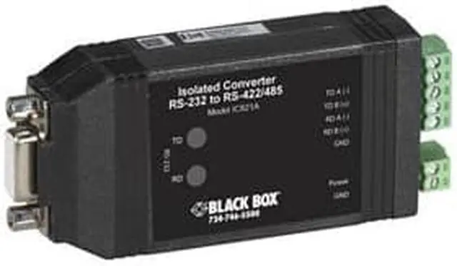 Alt view image 3 of 6 - RS-232 to RS-422/RS-485 interface converter with optical isolation.