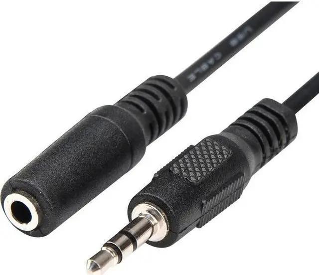 Alt view image 10 of 10 - Rocstor Premium 6" Audio Cable Mini-phone Stereo 3.5 m M/F Y10A223B1