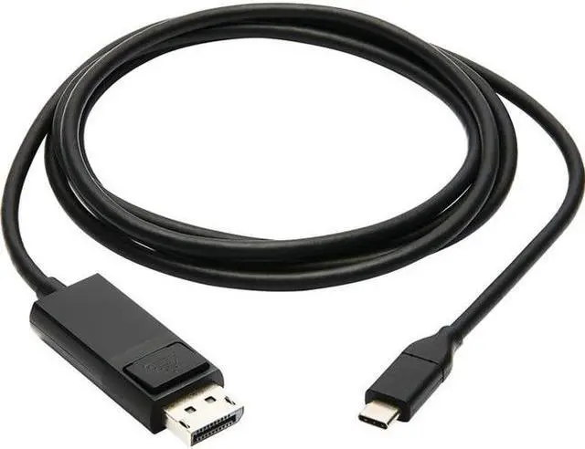 Alt view image 2 of 5 - Tripp Lite U444-006-DP-BE 6 ft. USB-C to Display Port Male to Male Adapter, Black